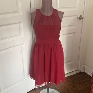 ANN TAYLOR SILK COCKTAIL DRESS.